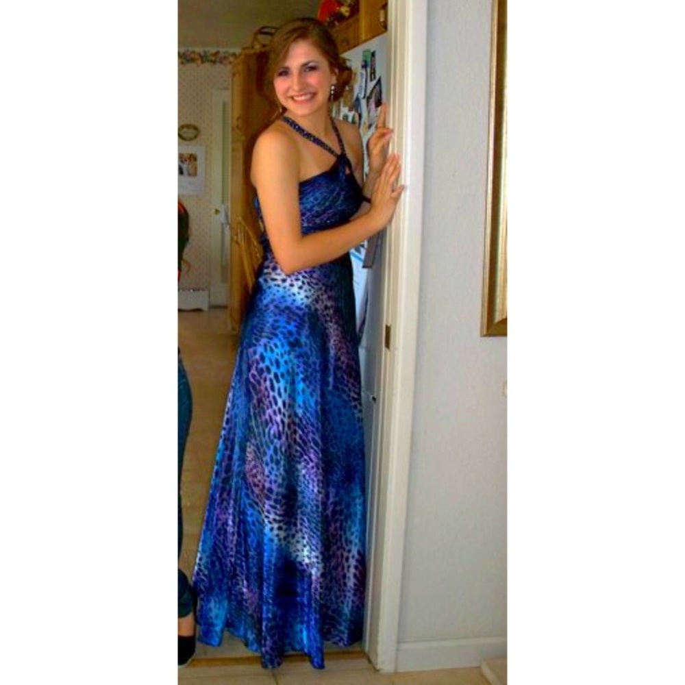 Cheetah Print Prom Dress